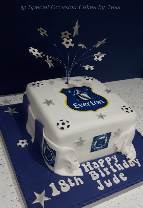 TillysCakery - Everton FC chocolate drip cake 💙💙💙 | Facebook
